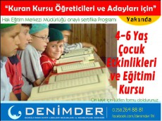 4-6 Yaş Çocuk Etkinlikleri ve Eğitimi Kursumuz Başlamıştır.